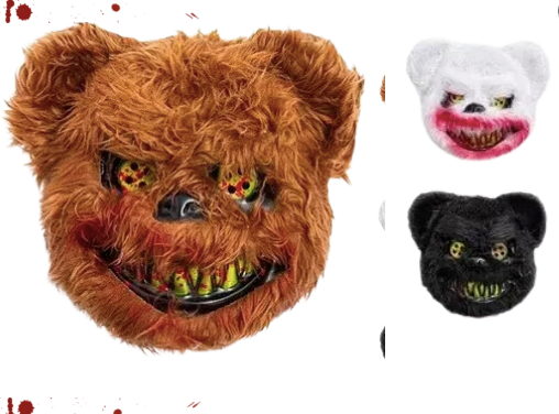MASCARA DISFRA DE HALLOWEN DE OSO MALO